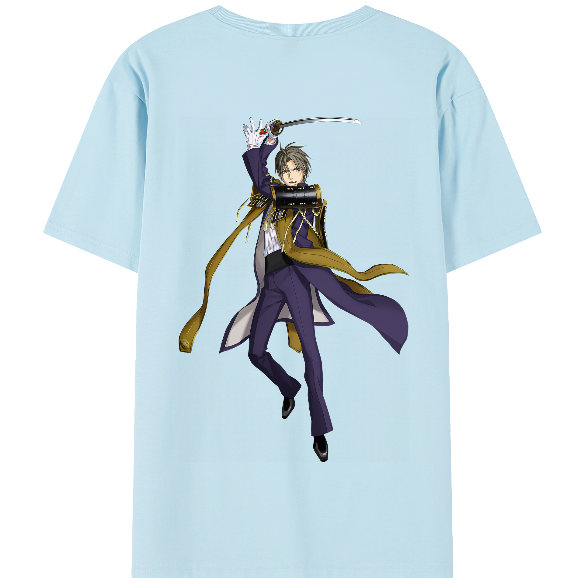 （画像用） 刀剣乱舞 Touken Ranbu 綿100％半袖Tシャツ（背面プリント）